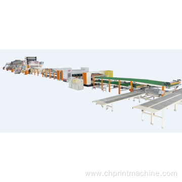 5 layers corrugated cardboard Production line